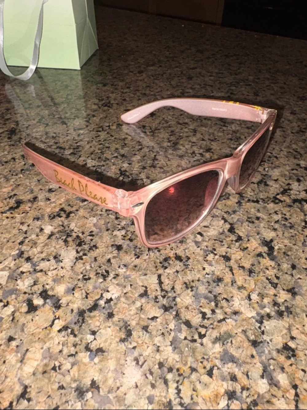 Beach Please Pink Sunglasses